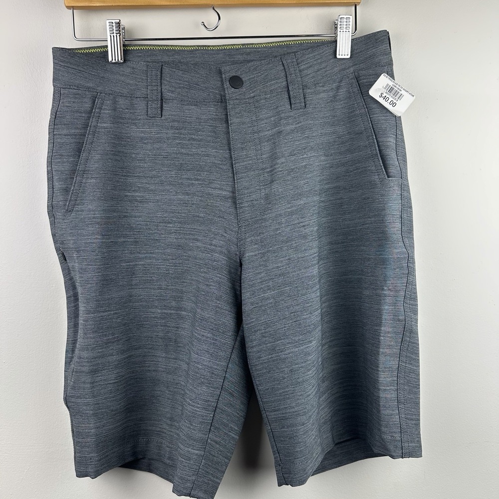 Alpine Design Mens 32 Trailhead Tech Short Hiking Outdoor Gray Heather ADM11803H